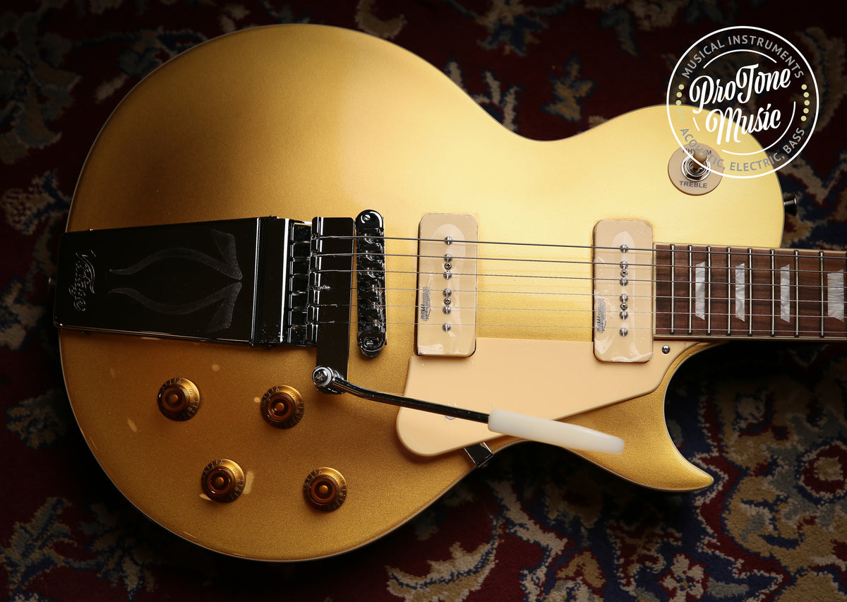 Vintage V100 Midge Ure Signature Goldtop
