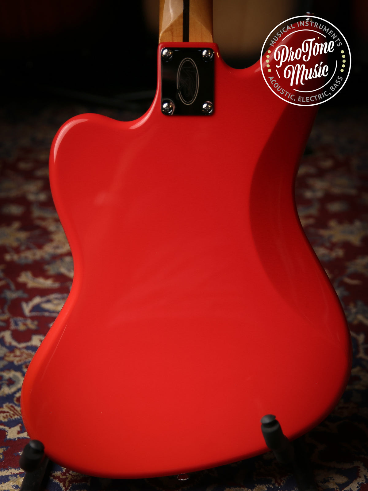 Vintage REVO Series &#39;Surfmaster 90&#39; Guitar Firenze Red