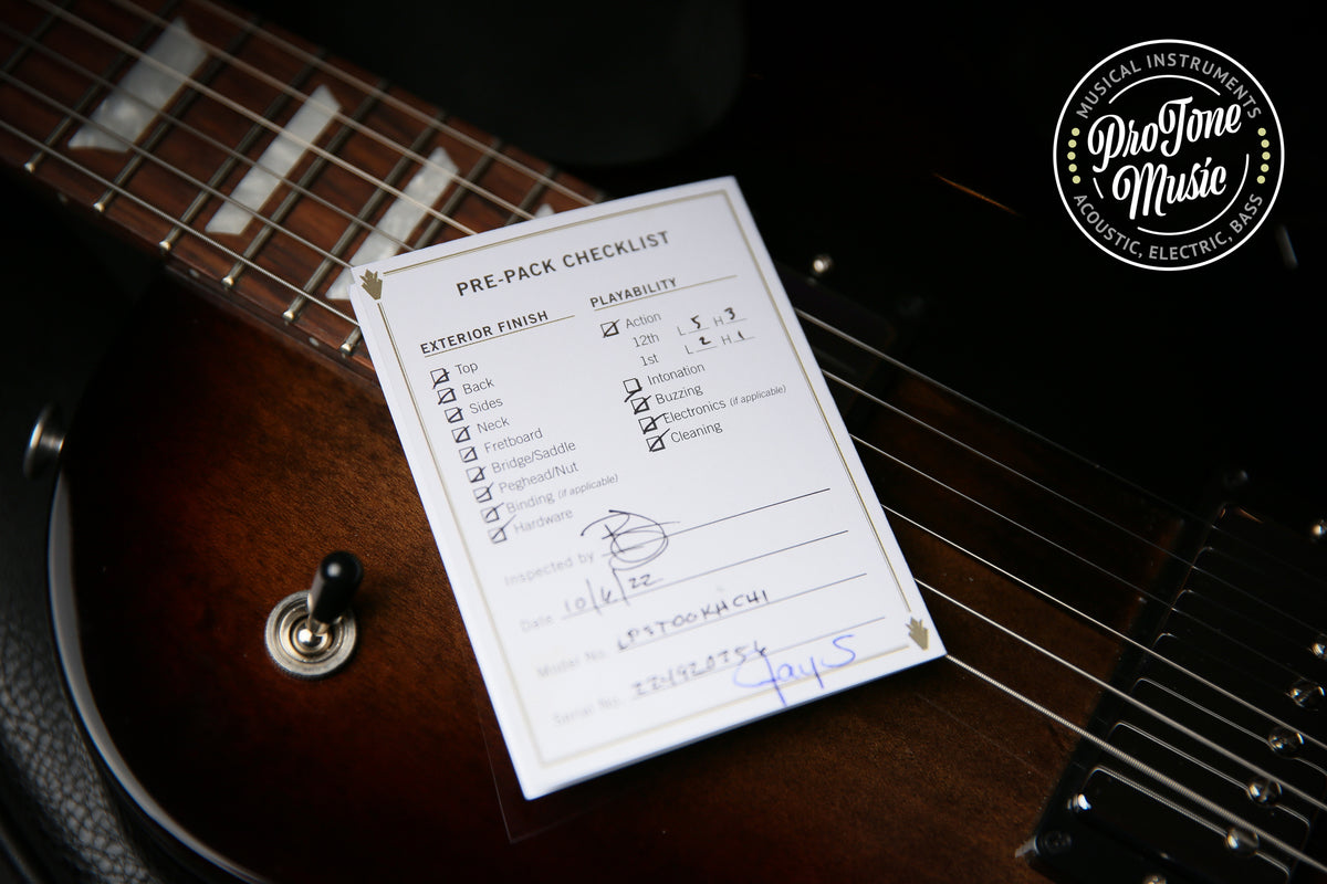 2022 Gibson USA Les Paul Studio Smokehouse Burst