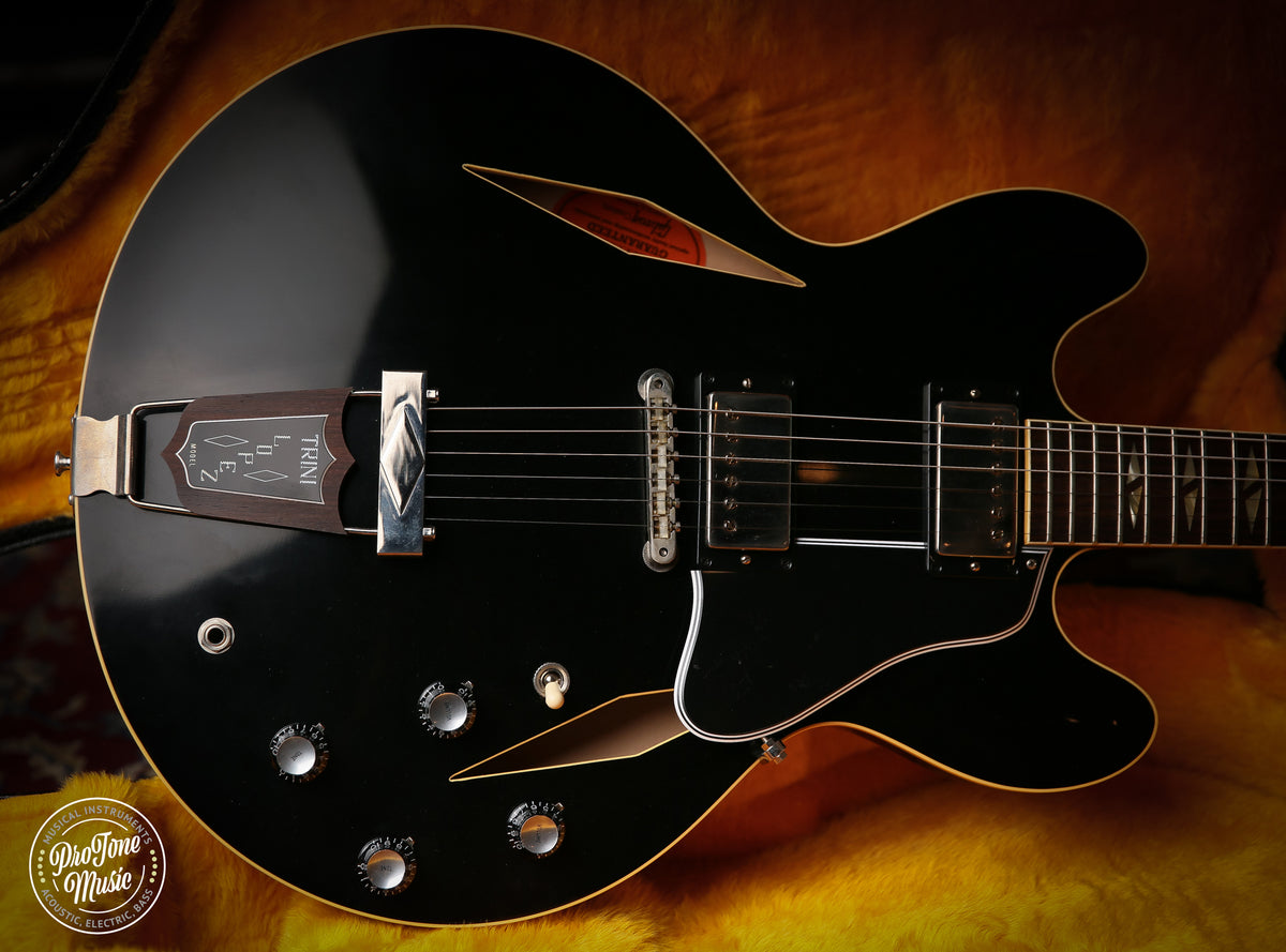 Gibson USA Custom Shop 64&#39; Reissue Trini Lopez VOS Ebony - ProTone Music