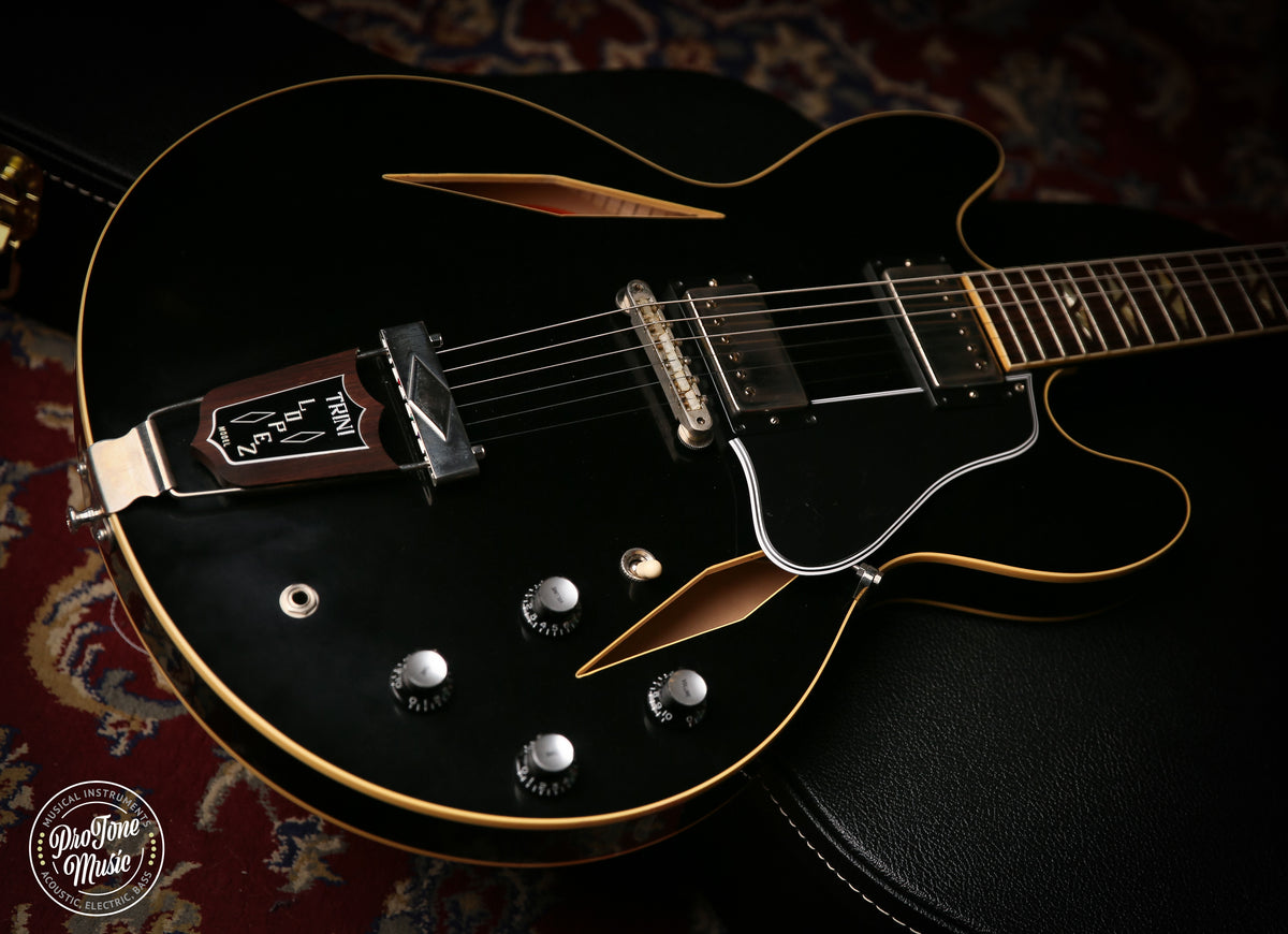 Gibson USA Custom Shop 64&#39; Reissue Trini Lopez VOS Ebony - ProTone Music