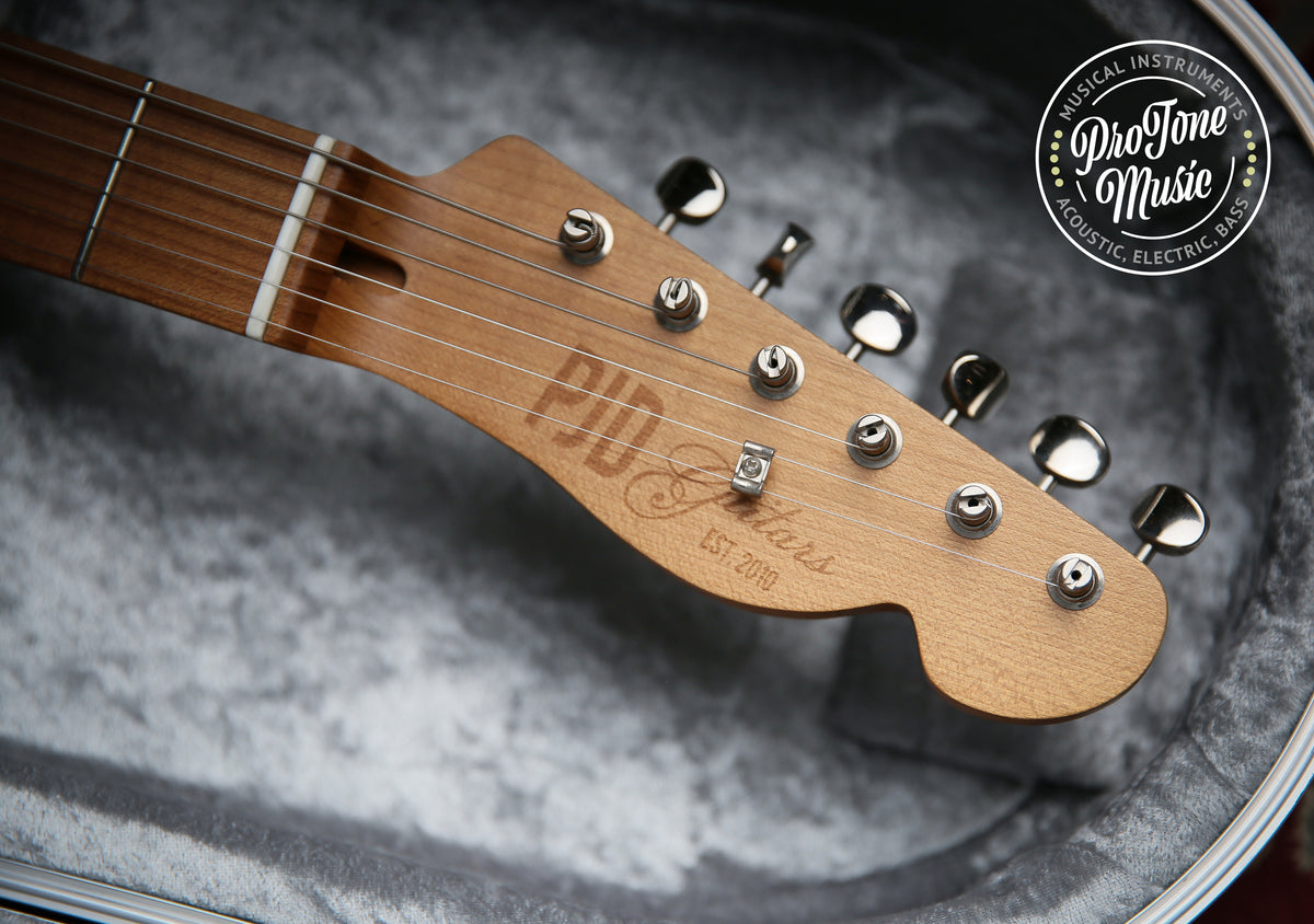 PJD Guitars Carey Standard F Hole Satin Black
