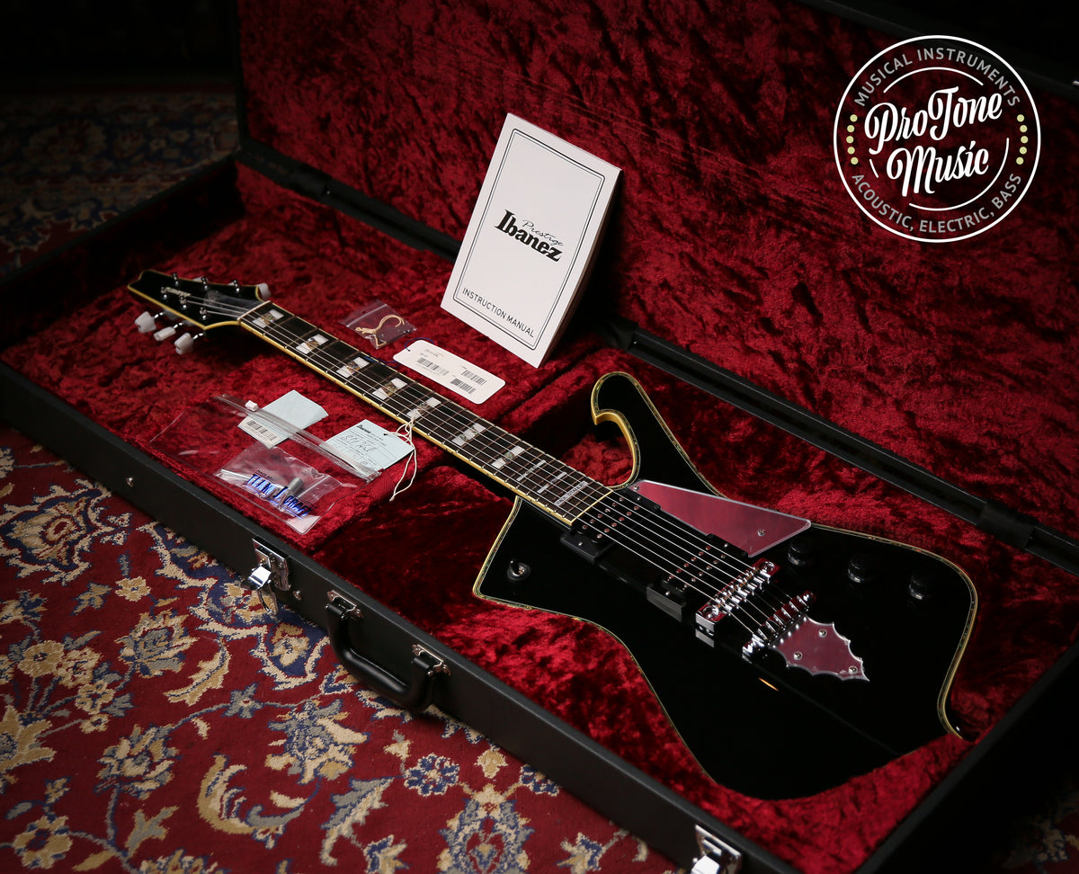 Ibanez PS10 Paul Stanley Black &amp; Hard Case