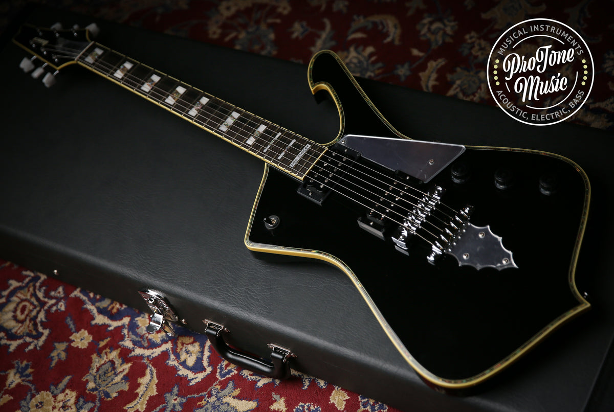 Ibanez PS10 Paul Stanley Black &amp; Hard Case
