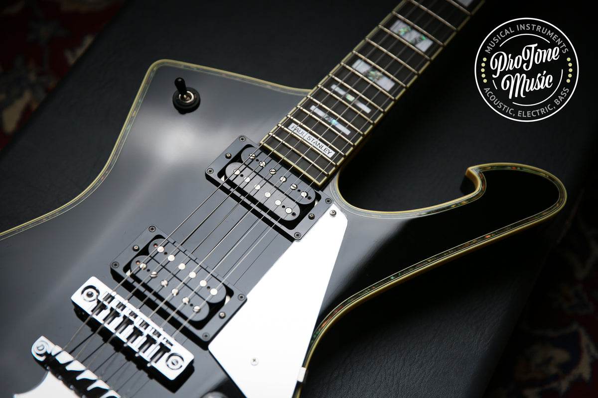 Ibanez PS10 Paul Stanley Black &amp; Hard Case