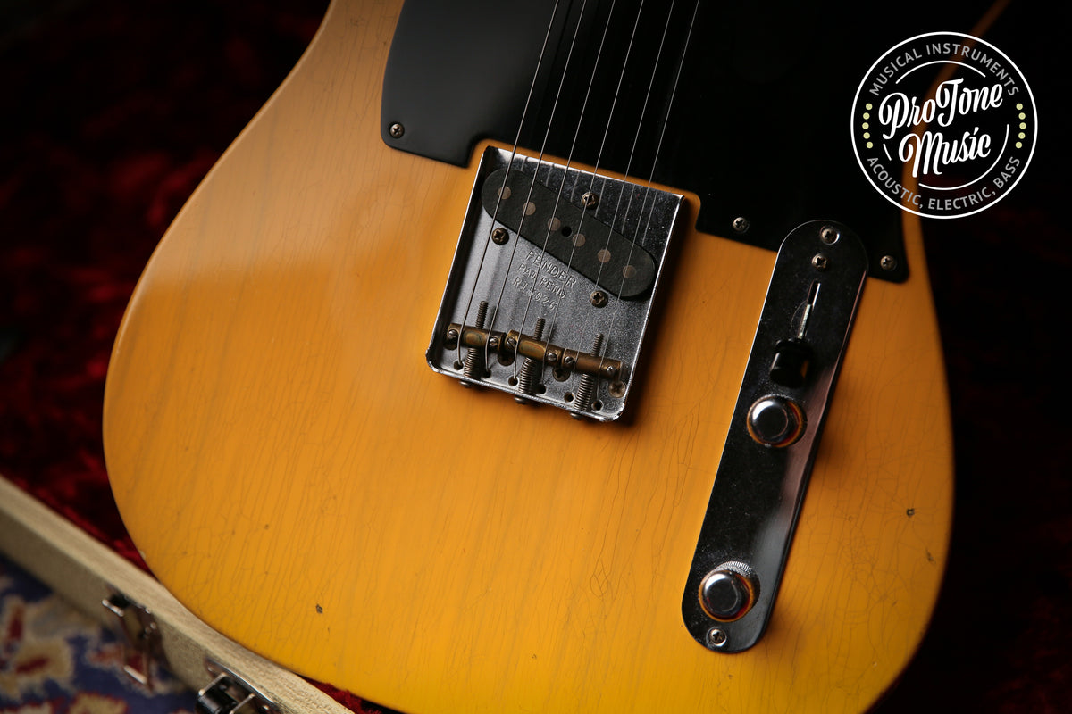 Fender USA Custom Shop 52&#39; Reissue Tele Mod Journeyman Relic Butterscotch Blonde