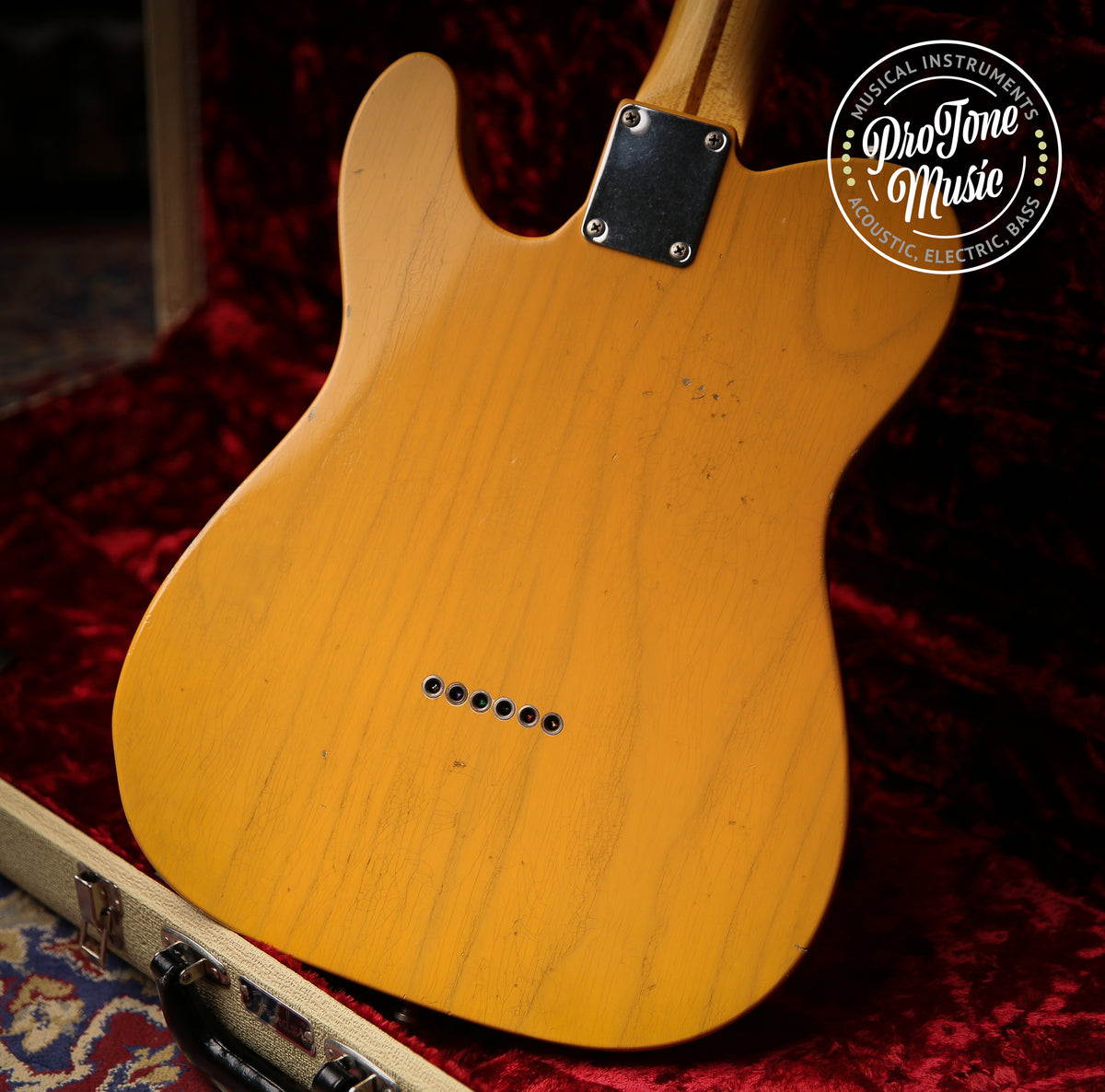 Fender USA Custom Shop 52&#39; Reissue Tele Mod Journeyman Relic Butterscotch Blonde