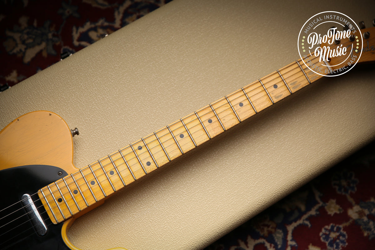 Fender USA Custom Shop 52&#39; Reissue Tele Mod Journeyman Relic Butterscotch Blonde