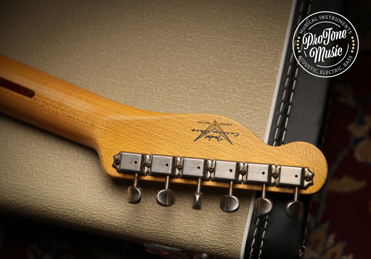 Fender USA Custom Shop 52&#39; Reissue Tele Mod Journeyman Relic Butterscotch Blonde