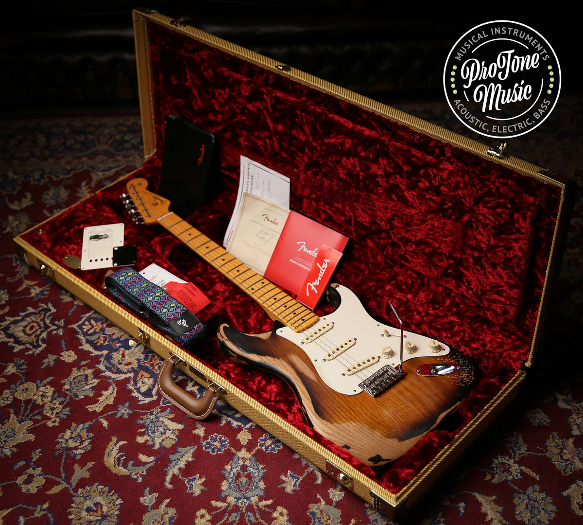 Fender Stories Collection 54&#39; Virginia Eric Johnson Signature Stratocaster Two Tone Sunburst