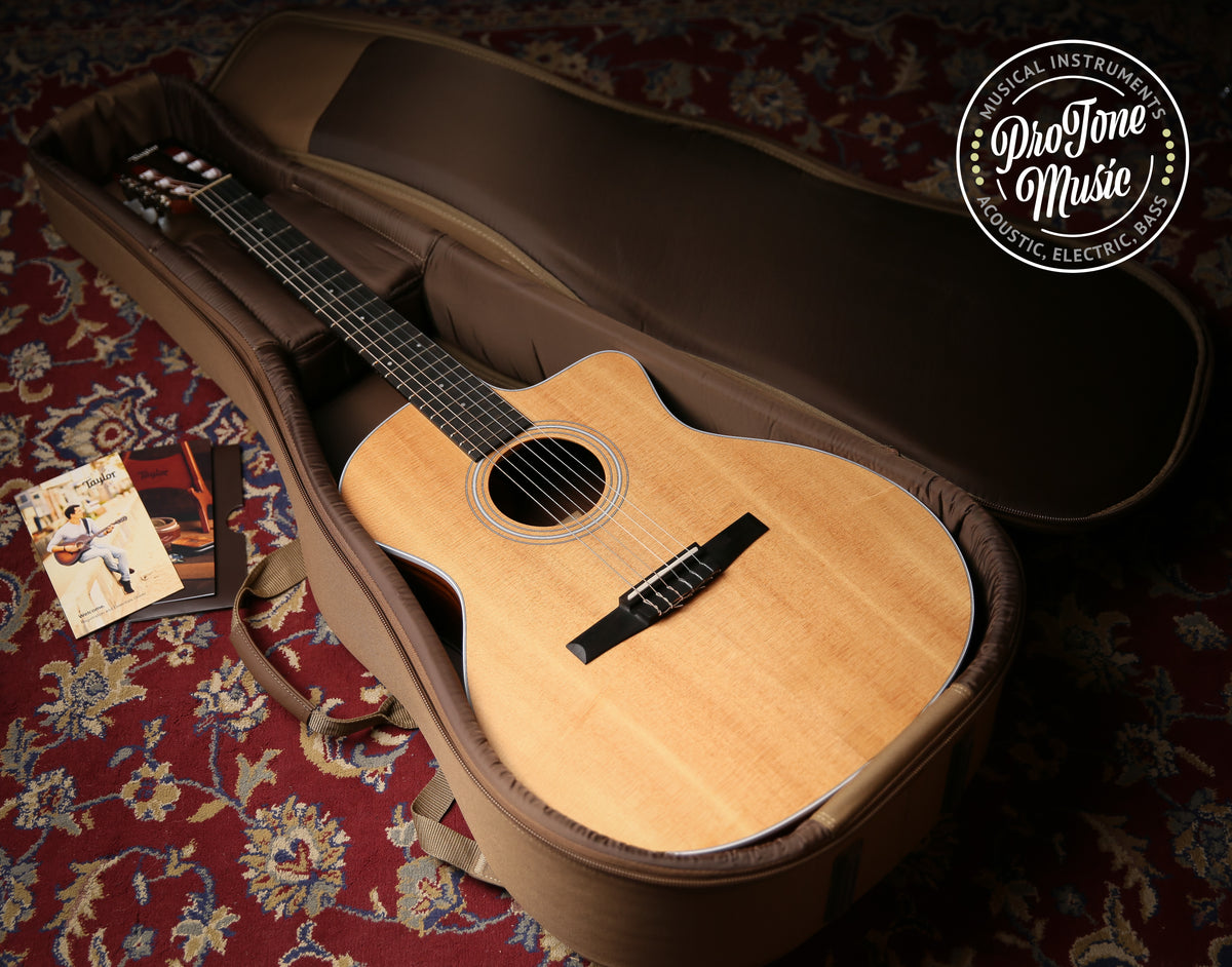 Taylor 214CE-N Natural Satin &amp; Taylor Gig Bag