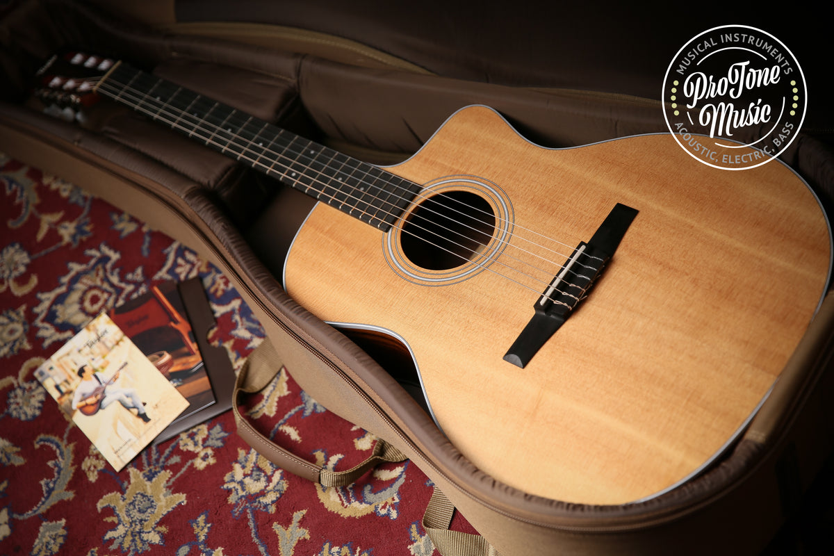 Taylor 214CE-N Natural Satin &amp; Taylor Gig Bag