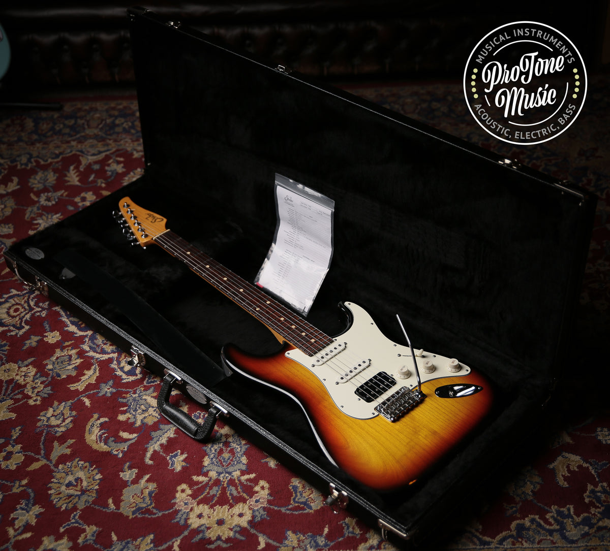 Suhr Classic S Antique 3 Tone Sunburst