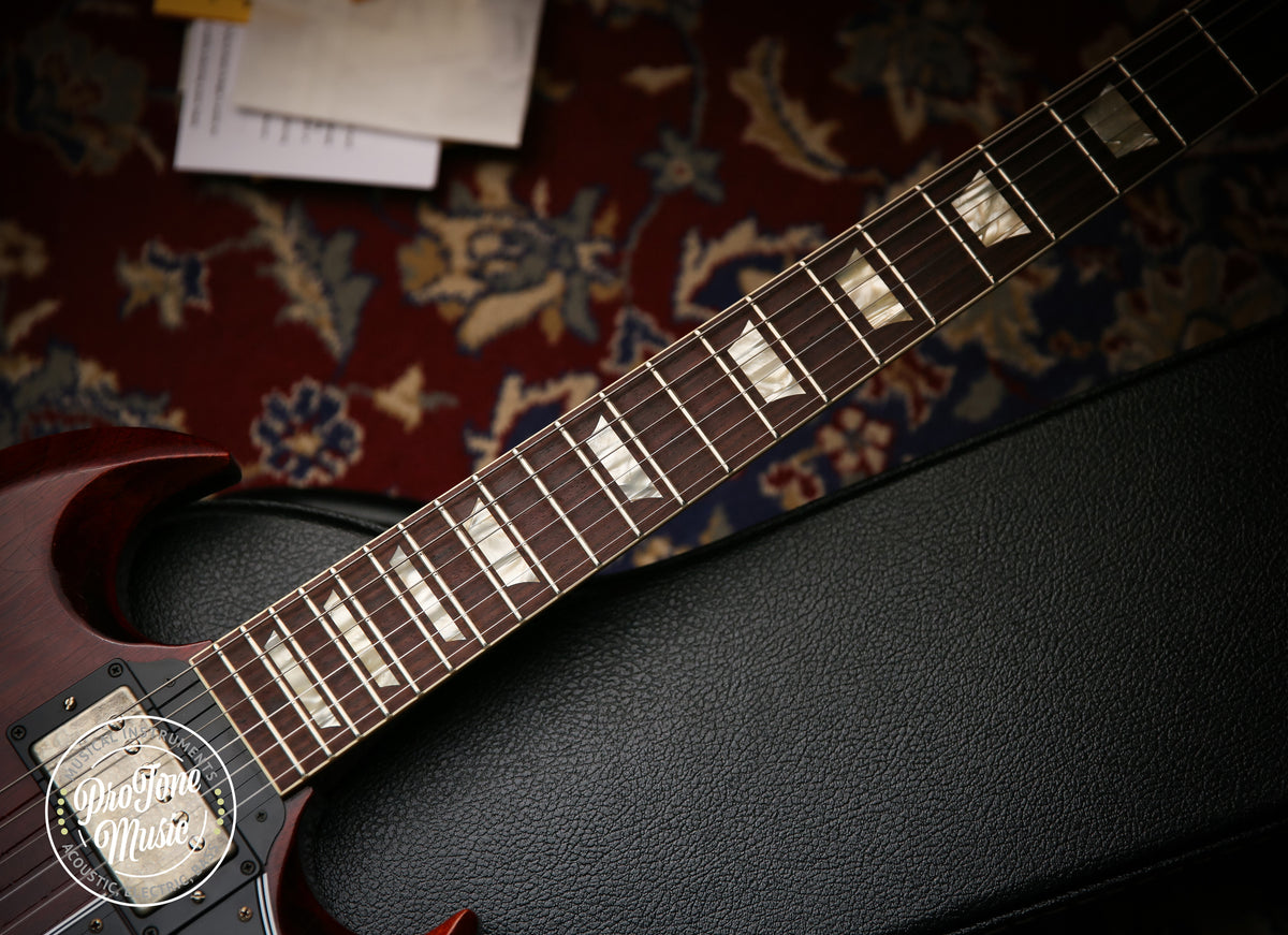 2022 Gibson USA Custom Shop 64&#39; SG Murphy Lab Reissue Light Aged Cherry Red - ProTone Music