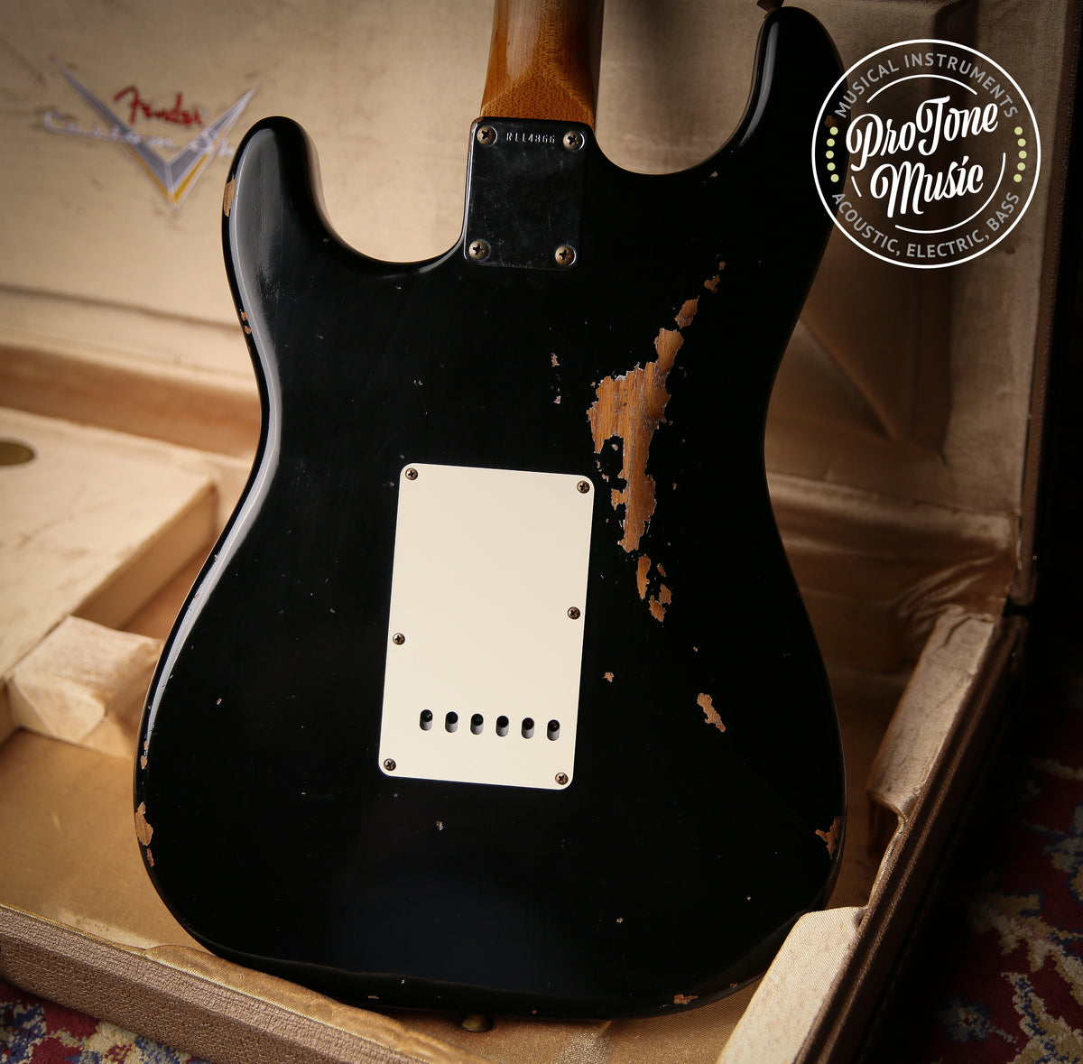 2022 Fender USA Custom Shop Late 59&#39; Heavy Relic Stratocaster Black