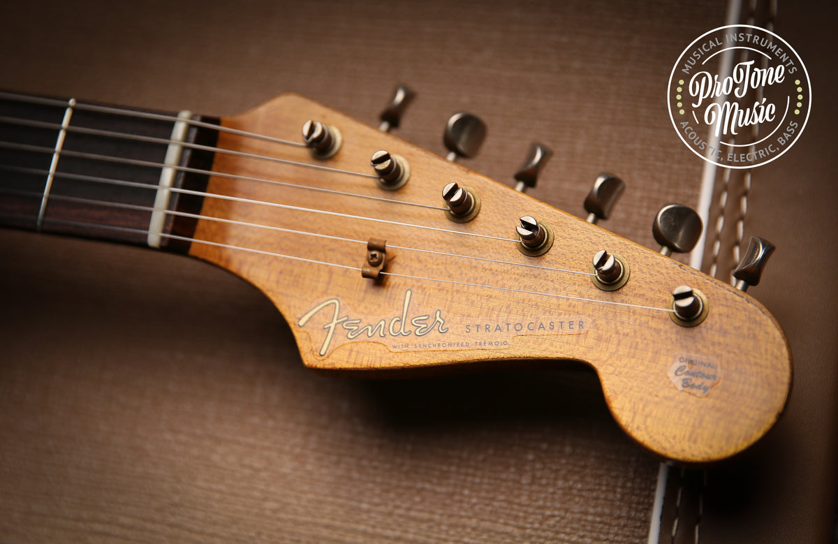 2022 Fender USA Custom Shop Late 59&#39; Heavy Relic Stratocaster Black