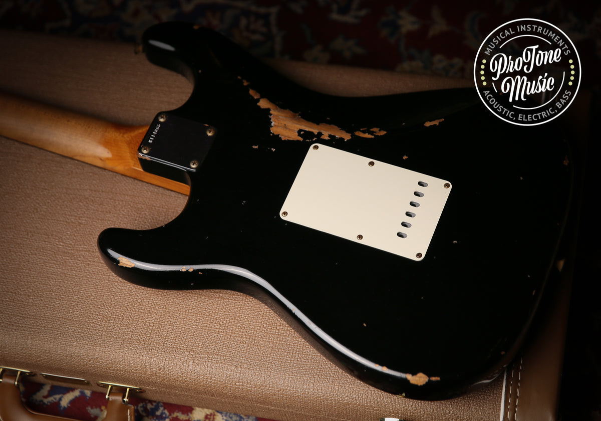2022 Fender USA Custom Shop Late 59&#39; Heavy Relic Stratocaster Black