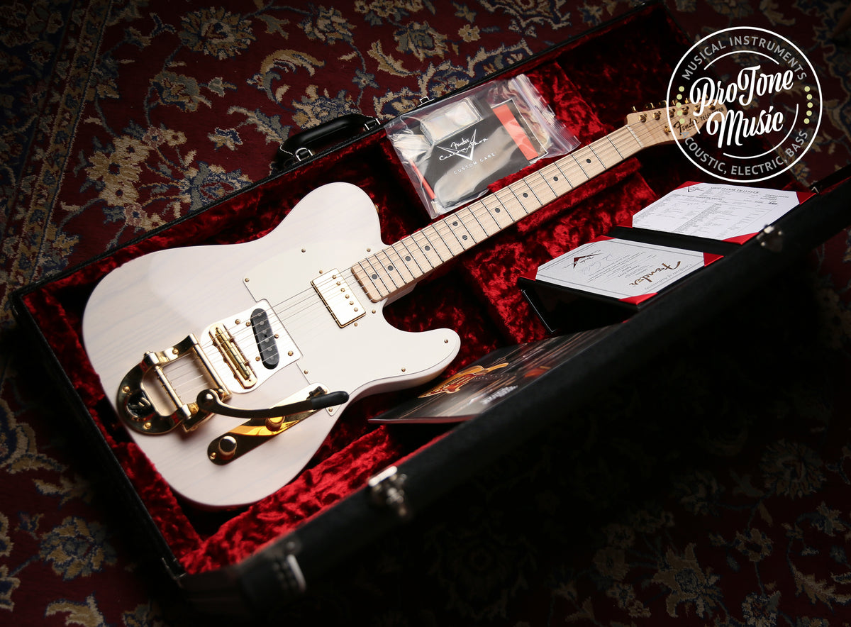 2020 Fender USA Custom Shop NOS Telecaster Masterbuilt Dennis Galuszka White Blonde