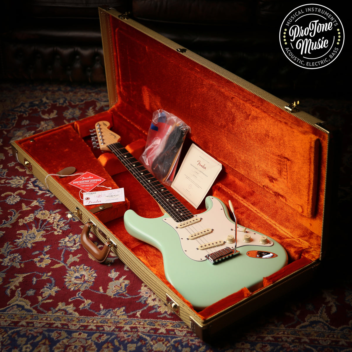 2021 Fender USA Jeff Beck Stratocaster Surf Green