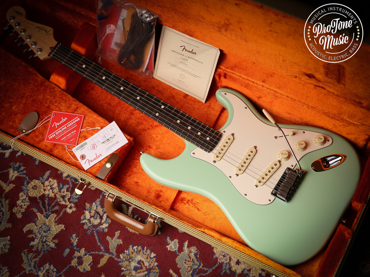 2021 Fender USA Jeff Beck Stratocaster Surf Green