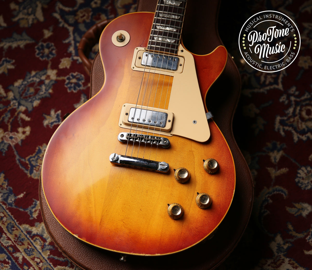 1972 Gibson USA Les Paul Deluxe Cherry Sunburst