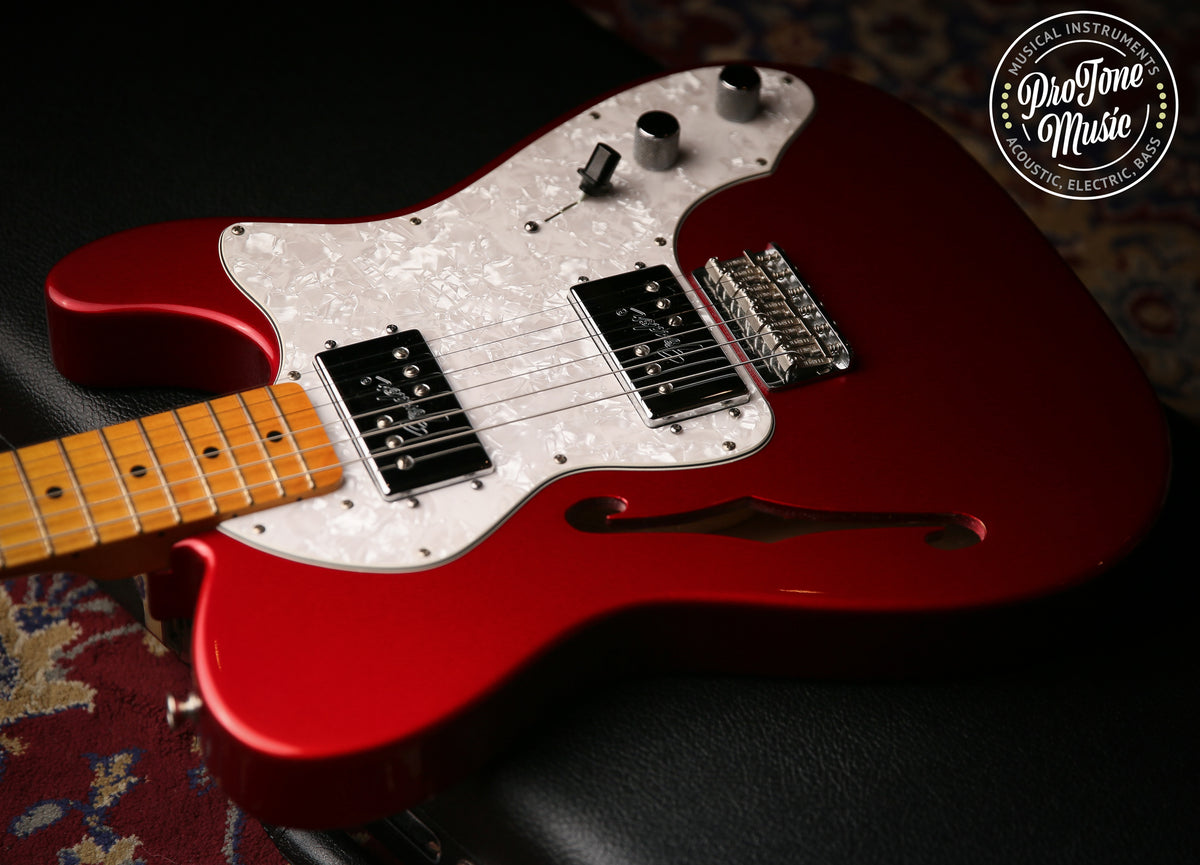 Fender American Vintage 72&#39; Reissue Telecaster Thinline Candy Apple Red - ProTone Music