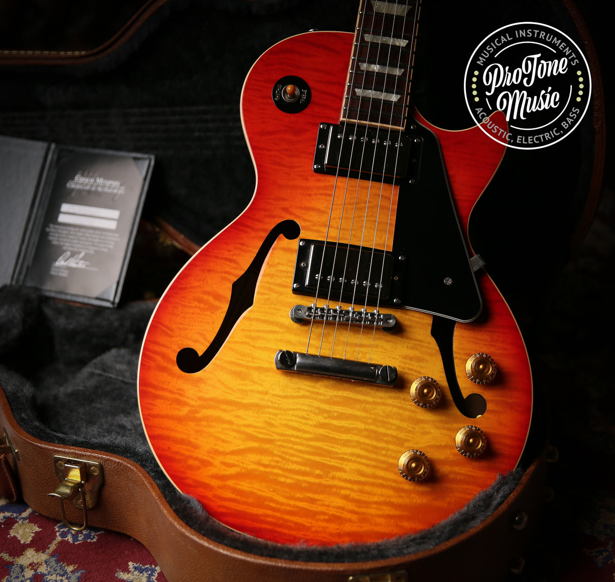 2015 Gibson USA Memphis Les Paul ES Semi Hollow Cherry Sunburst