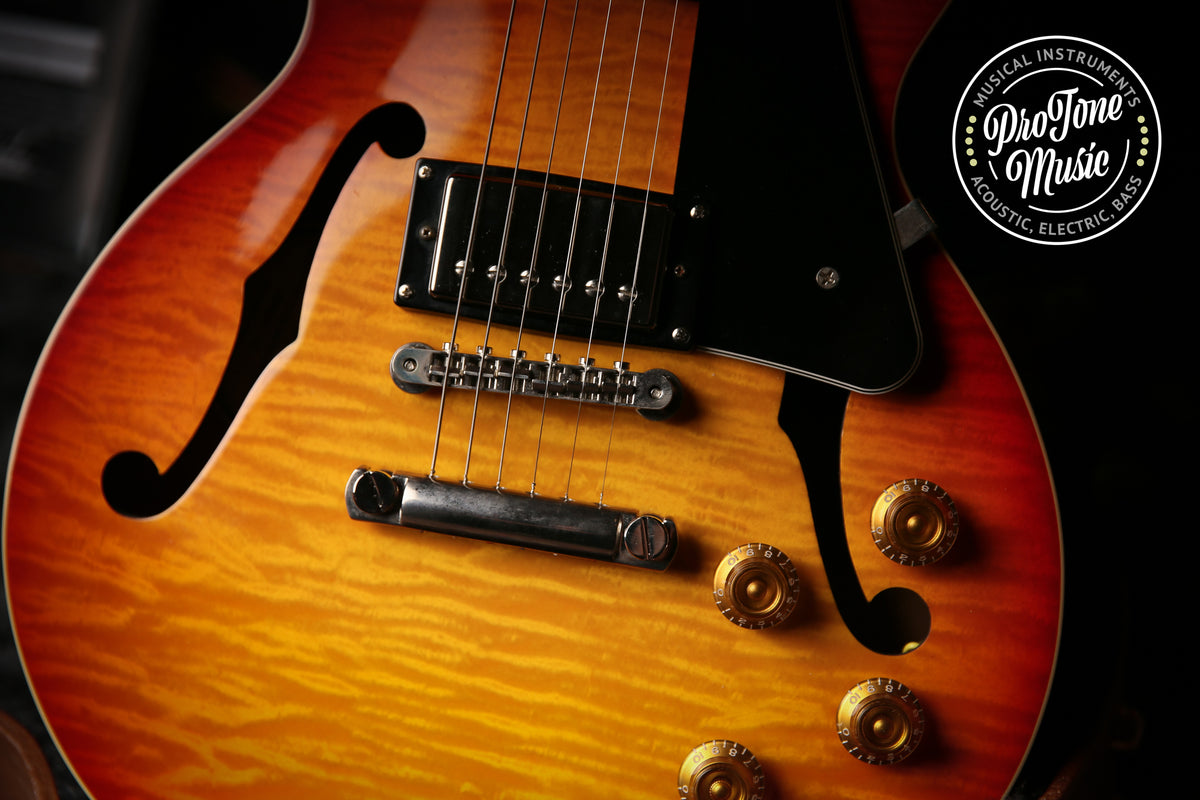 2015 Gibson USA Memphis Les Paul ES Semi Hollow Cherry Sunburst