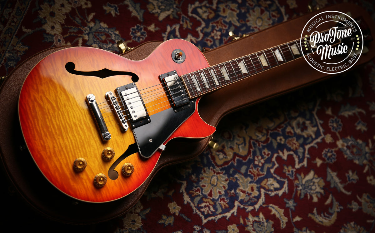 2015 Gibson USA Memphis Les Paul ES Semi Hollow Cherry Sunburst