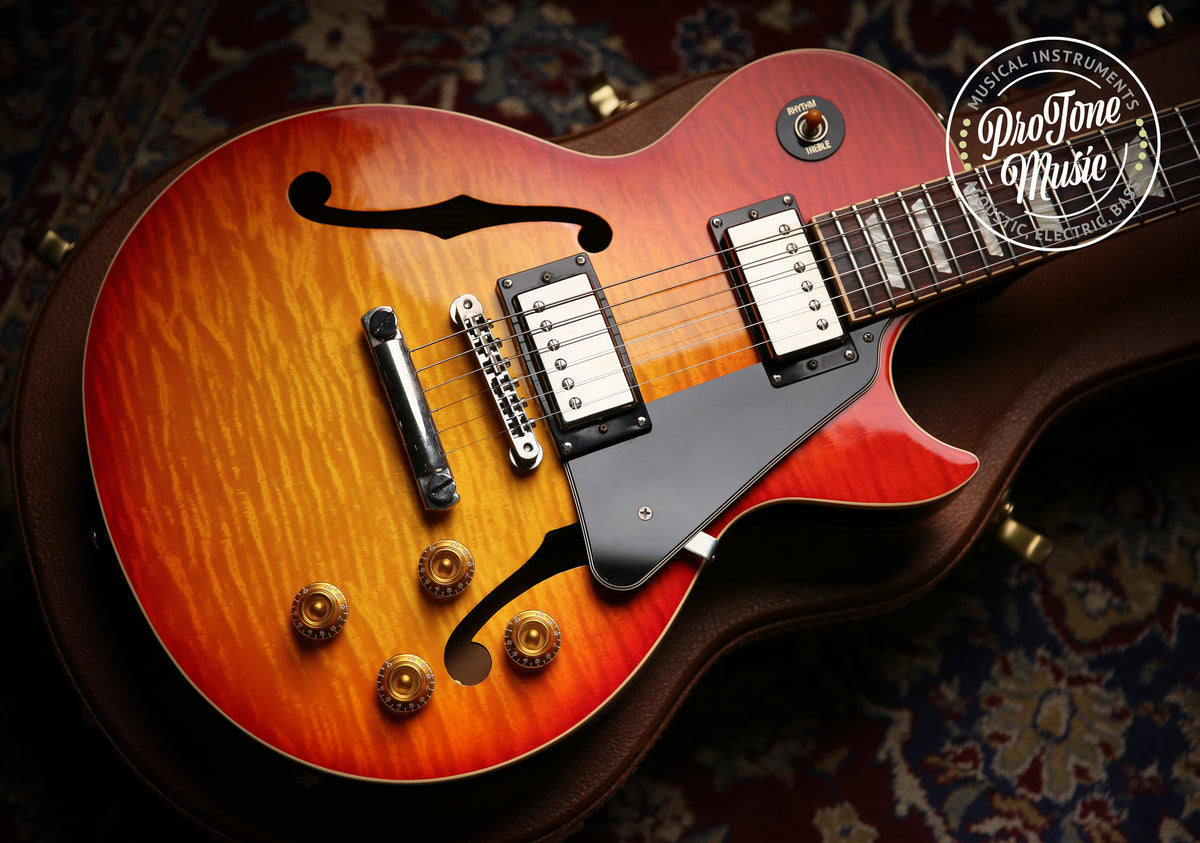 2015 Gibson USA Memphis Les Paul ES Semi Hollow Cherry Sunburst