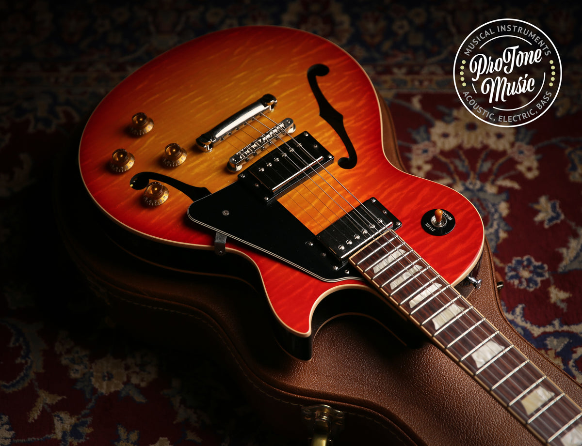 2015 Gibson USA Memphis Les Paul ES Semi Hollow Cherry Sunburst