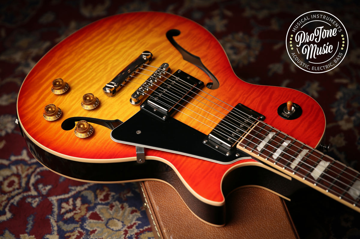 2015 Gibson USA Memphis Les Paul ES Semi Hollow Cherry Sunburst