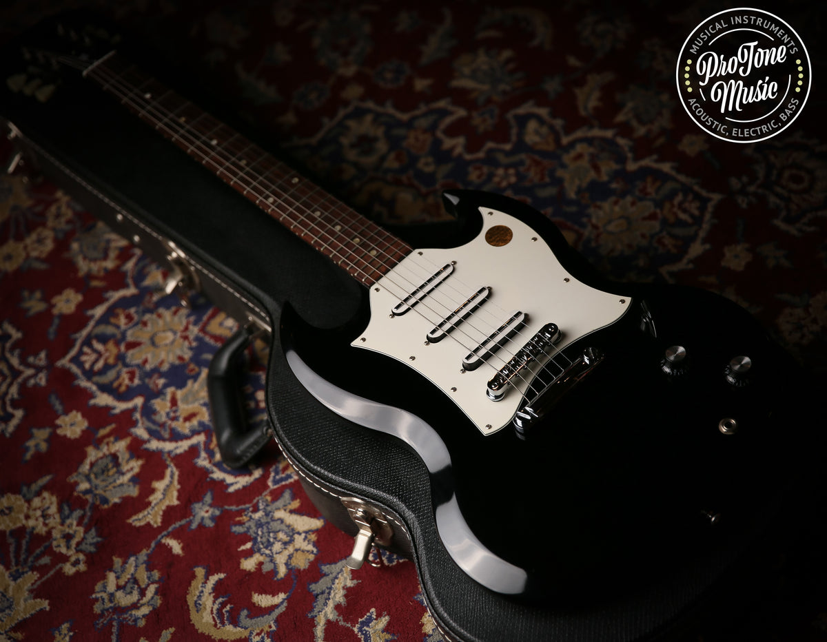 Gibson USA SG3 Single Coils Black Gloss Limited Run &amp; Gibson Case - ProTone Music
