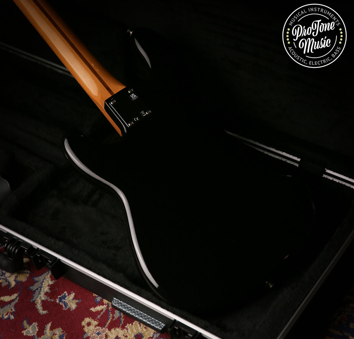 2023 Fender 50&#39;s Mexican Vintera Precision Bass Black &amp; Hard Case - ProTone Music