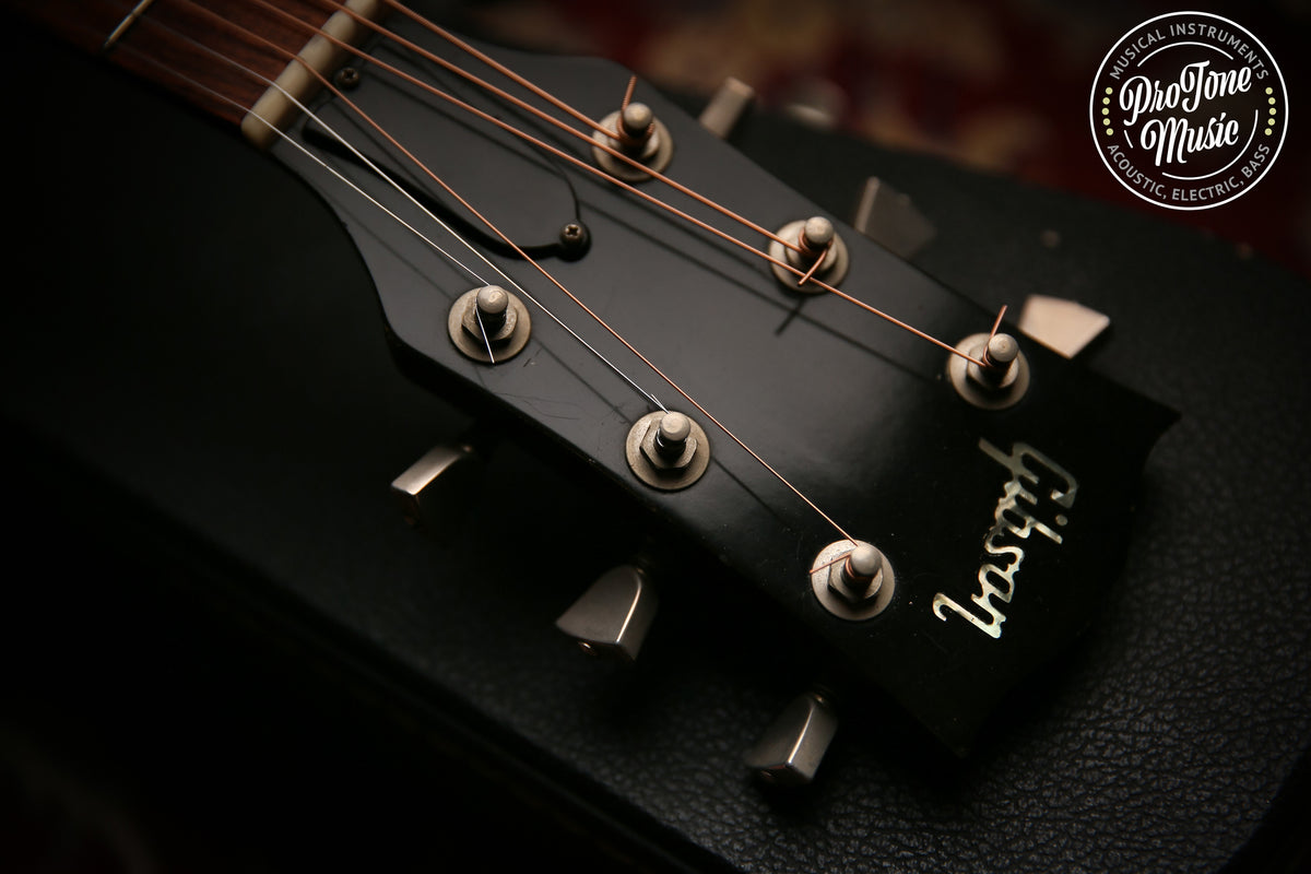 1970s Gibson USA J55 Dreadnought Acoustic Guitar &amp; Hard Case - ProTone Music
