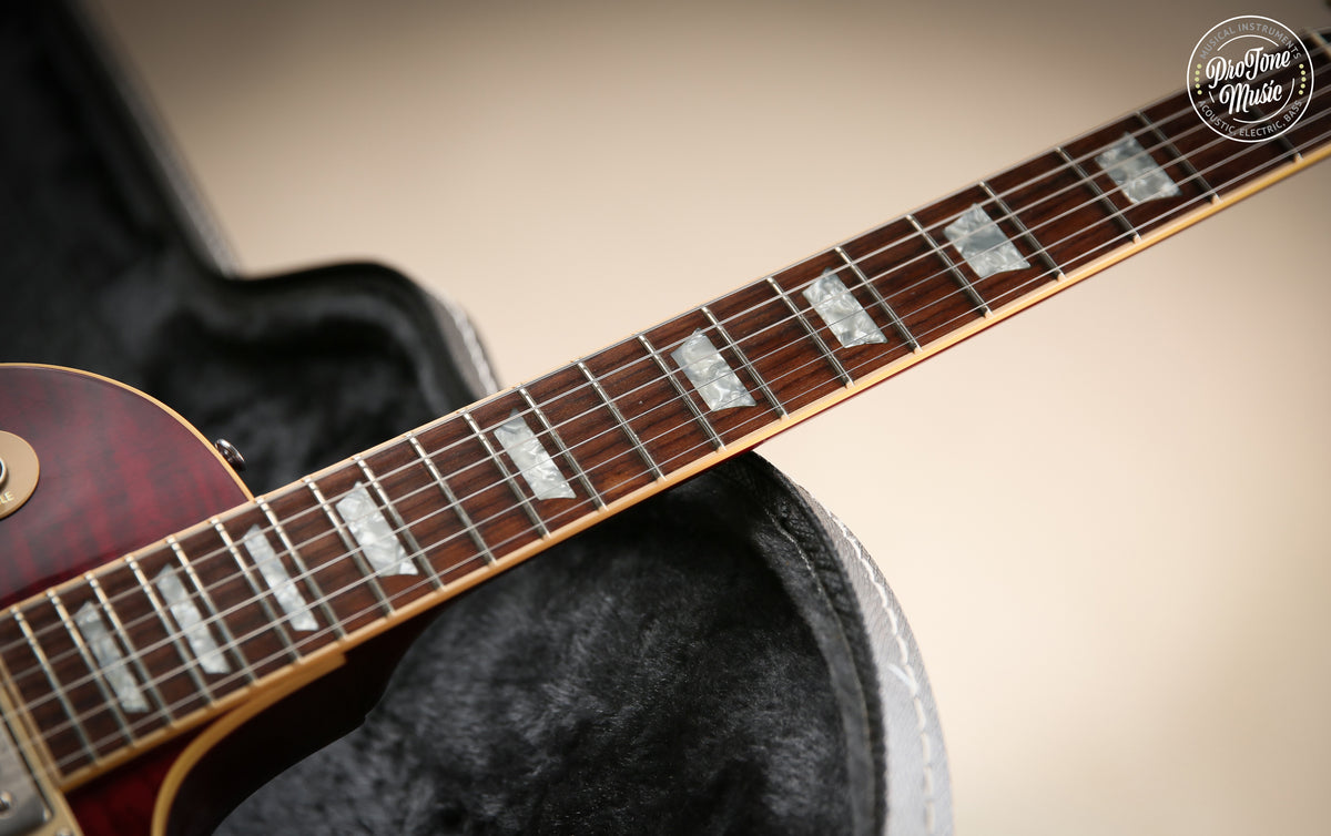 2002 Gibson USA Les Paul Standard Wine Red Headstock Repaired
