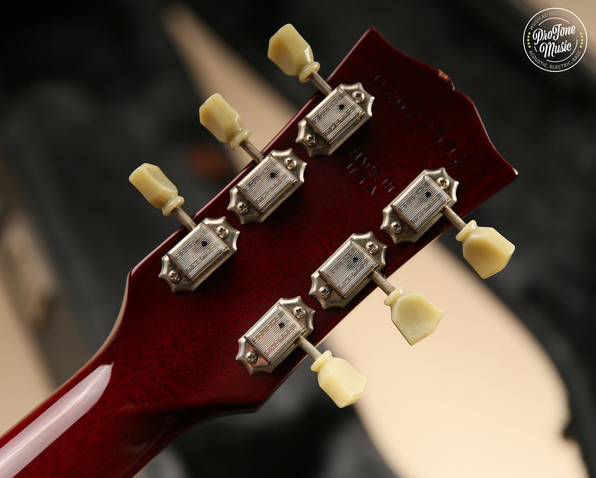 2002 Gibson USA Les Paul Standard Wine Red Headstock Repaired
