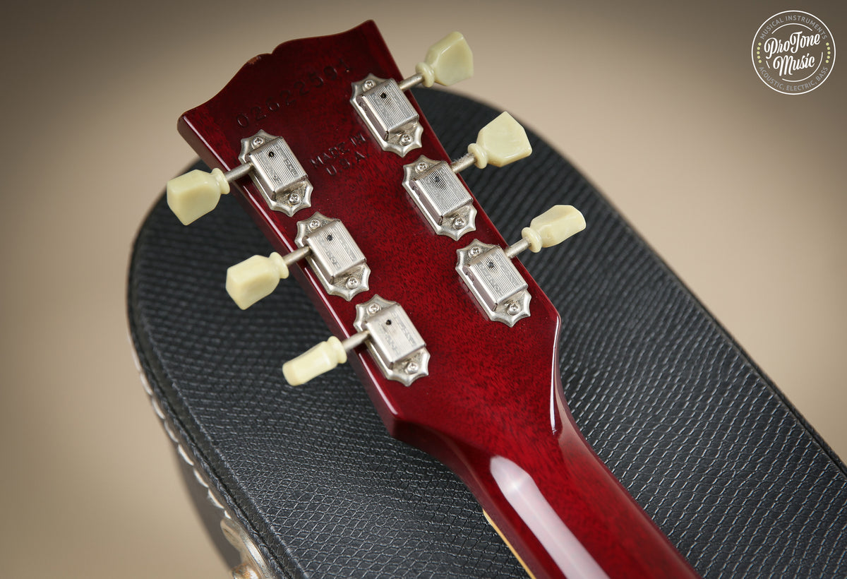 2002 Gibson USA Les Paul Standard Wine Red Headstock Repaired