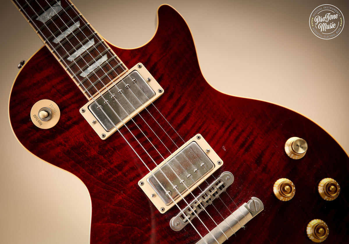 2002 Gibson USA Les Paul Standard Wine Red Headstock Repaired