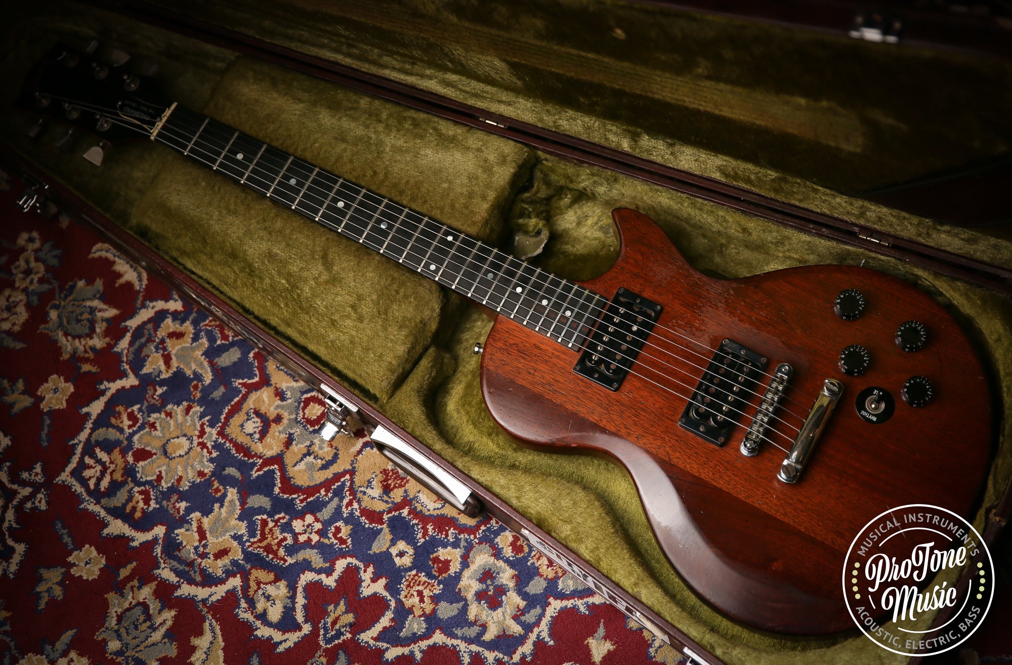 1981 Gibson USA Les Paul Firebrand Natural & Hard Case - ProTone Music
