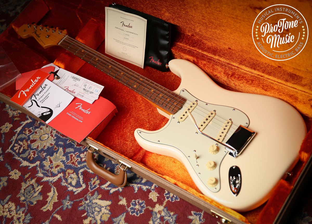 Fender American Vintage 1961 Reissue Stratocaster Left Handed Olympic White