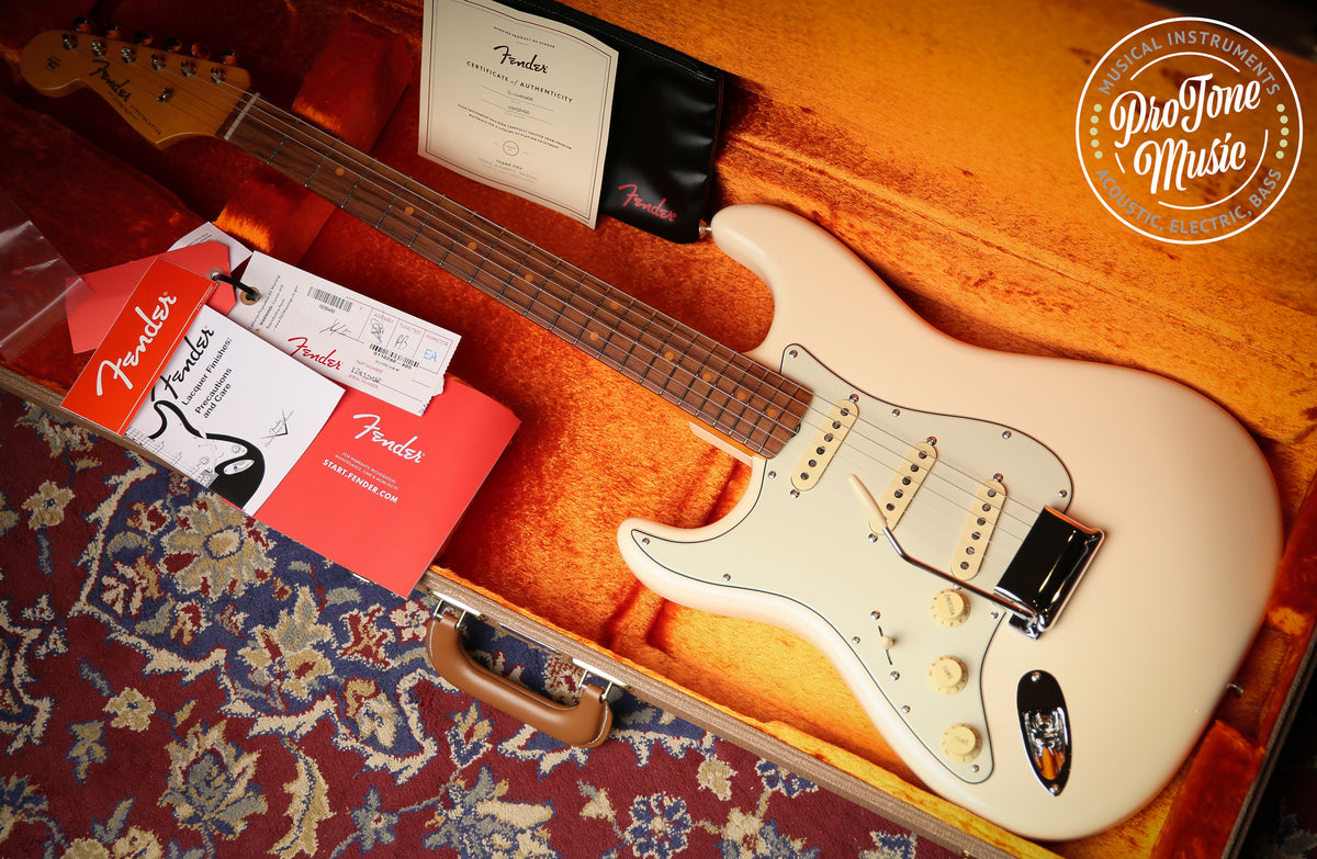 Fender American Vintage 1961 Reissue Stratocaster Left Handed Olympic White