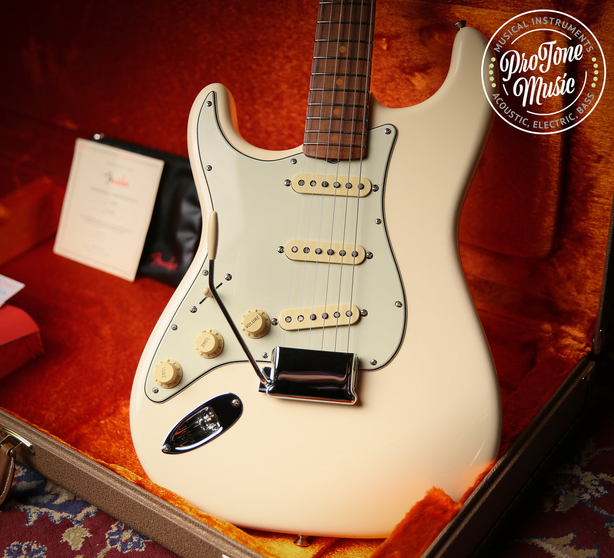 Fender American Vintage 1961 Reissue Stratocaster Left Handed Olympic White