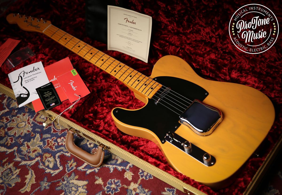 Fender American Vintage II 1951 Telecaster Left Handed Butterscotch Blonde