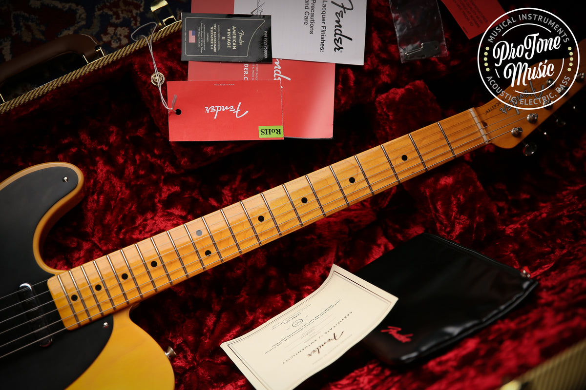 Fender American Vintage II 1951 Telecaster Left Handed Butterscotch Blonde