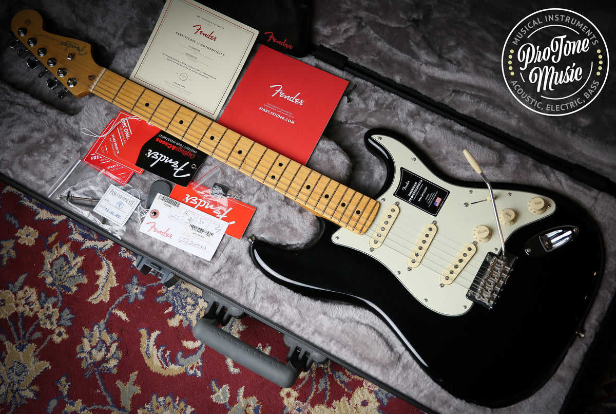 2022 Fender American Professional II Stratocaster Black