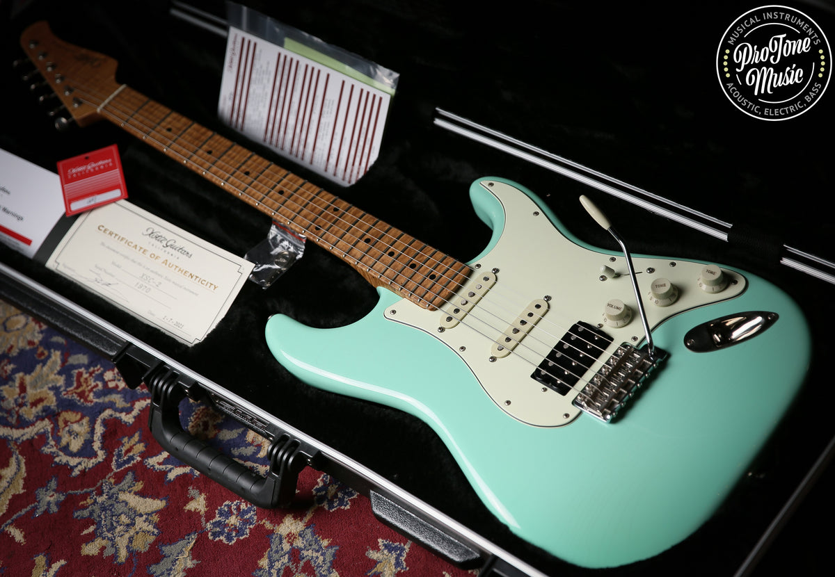 2021 Xotic XSC-2 HSS Surf Green Light Aged