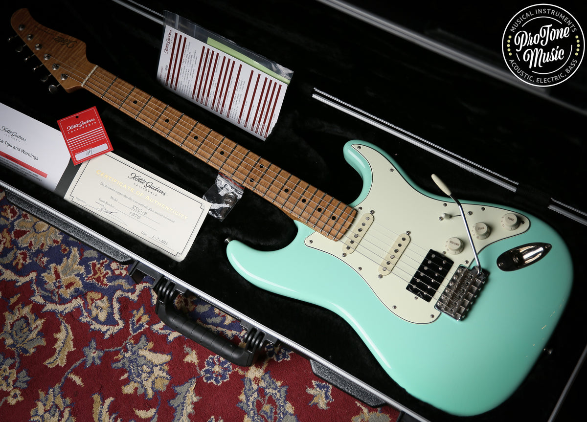 2021 Xotic XSC-2 HSS Surf Green Light Aged