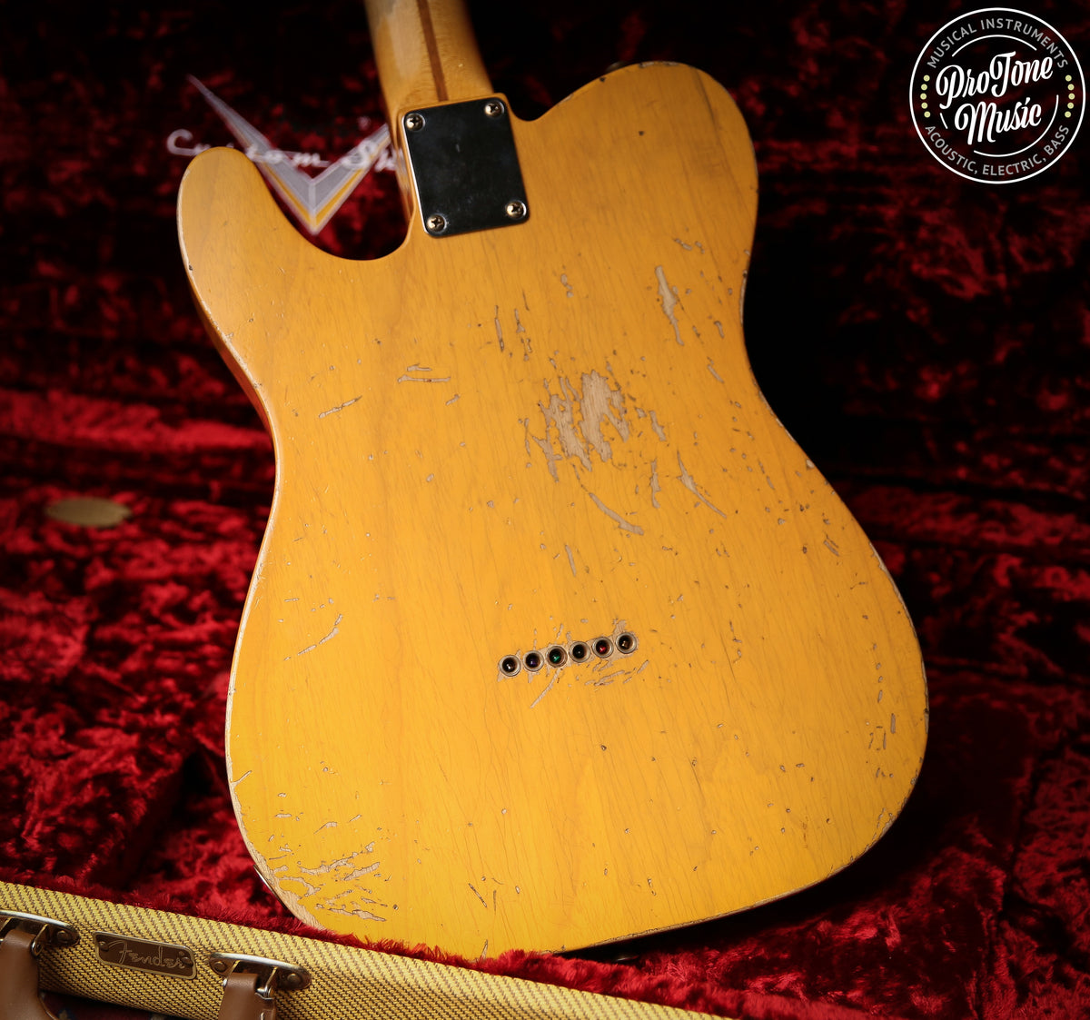 2022 Fender USA Custom Shop 52&#39; Heavy Relic Telecaster Butterscotch Blonde