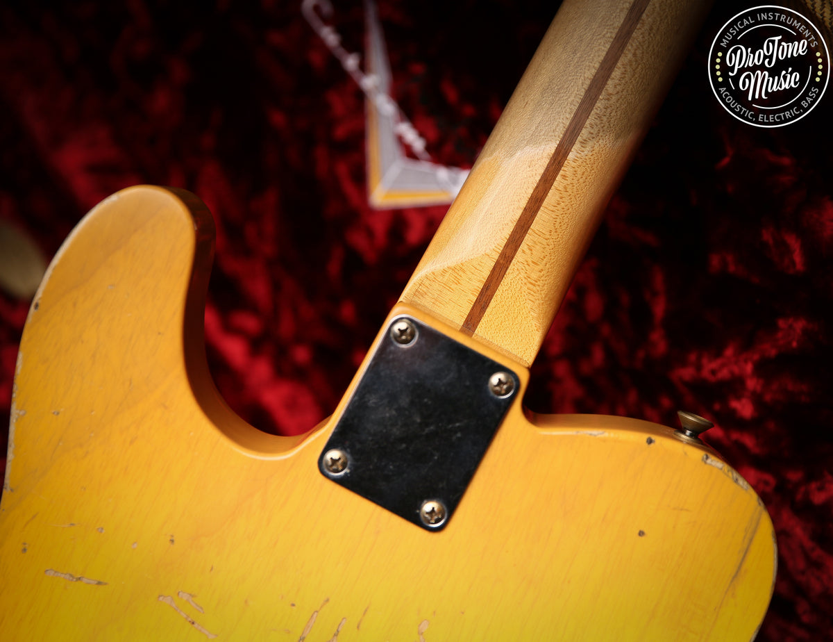 2022 Fender USA Custom Shop 52&#39; Heavy Relic Telecaster Butterscotch Blonde